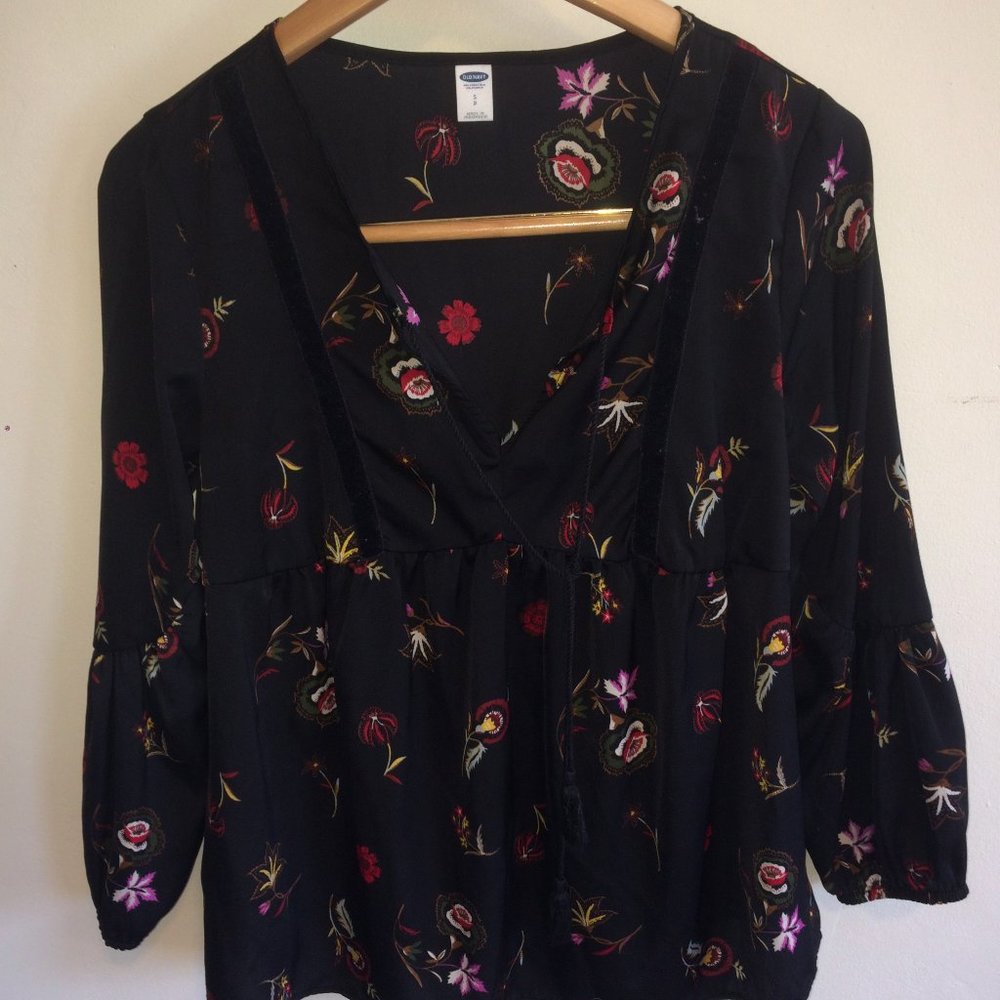 GAP Silk Peasant Blouse